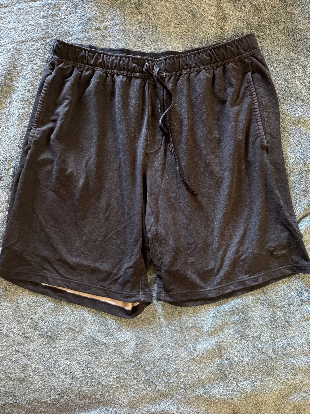 Nike Black Athletic Drawstring Gym Shorts